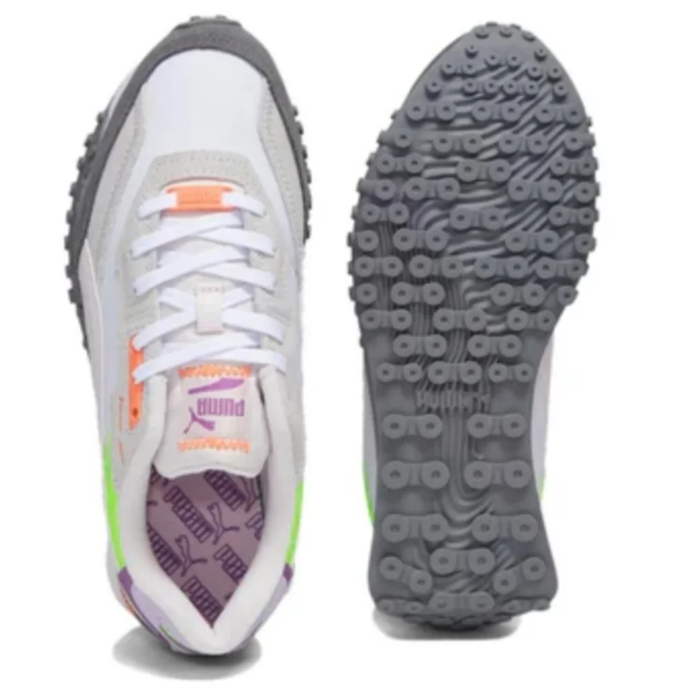 PUMA Blacktop Rider 'Cool Dark Grey Lime' Womens 8.5